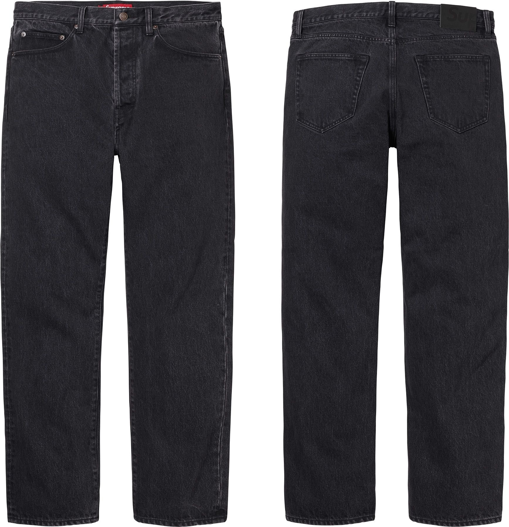 Stone Washed Black Slim Jean
